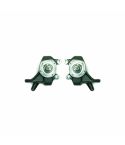 BELLTECH DROP SPINDLE SET 1998-2000 Nissan Frontier (All except Crew Cab) 2" Drop Spindle