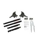 BELLTECH LOWERING KITS  1998-2003 Chevrolet Blazer/Jimmy 6 cyl. (incl Extreme) 2" F/2" R drop W/ Nitro Drop II Shocks