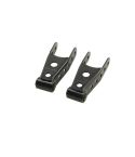 BELLTECH SHACKLE KIT 1988-2018 Chevrolet Silverado/Sierra 1500 (All), 88-10 Silverado/Sierra 2500/3500 (All), 92-99 Tahoe, Yukon & Suburban (4dr. Only) 94-01 Dodge Ram 1500 (All) 97-03 Ford F-150 (All) 2" Rear Drop