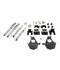 BELLTECH LOWERING KITS  2007-2013 Chevrolet Silverado/Sierra (All Cabs) 0" to -4" F/5" or 6" R drop W/ Street Performance Shocks