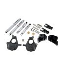 BELLTECH LOWERING KITS  2005-2006 Chevrolet Silverado/Sierra (Std Cab, w/ Factory Front Torsion bar) 2" F/4" R drop W/ Street Performance Shocks