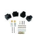 BELLTECH HANGER KIT 1987-1996 Dodge Dakota Std Cab 4" Rear Drop