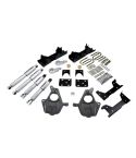 BELLTECH LOWERING KITS  2005-2006 Chevrolet Silverado/Sierra (Std Cab, w/ Factory Front Torsion bar) 3" or 4" F/6" R drop W/ Street Performance Shocks