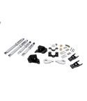 BELLTECH LOWERING KITS  2005-2006 Chevrolet Silverado/Sierra (Ext Cab, w/ Factory Front Torsion bar) 1" or 2" F/4" R drop W/ Street Performance Shocks