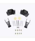 BELLTECH SHACKLE AND HANGER KIT 1975-1991 Chevrolet C30 Crew Cab & Dually 4" Rear Drop