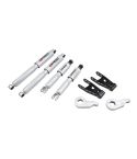 BELLTECH LOWERING KITS  2003-2007 Chevrolet Silverado SS (2WD/4WD) 01-04 GMC Sierra Denali 2" F/2" R drop W/ Street Performance Shocks
