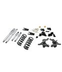 BELLTECH LOWERING KITS  1990-1994 Chevrolet Silverado/Sierra C1500 (454 SS Only) 88-98 Chevrolet Silverado/Sierra C2500 (All ext 8 Lug) 3" F/4" R drop W/ Street Performance Shocks