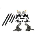 BELLTECH LOWERING KITS  1989-1996 Chevrolet Silverado/Sierra 3/4 Ton & 1 Ton (Ext/Crew Cab) 3" F/4" R drop W/ Nitro Drop II Shocks