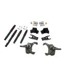 BELLTECH LOWERING KITS  1975-1991 Chevrolet Silverado C30 1 Ton (Crew Cab & Dually Only) 3" F/4" R drop W/ Nitro Drop II Shocks