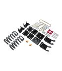 BELLTECH LOWERING KITS  1995-2002 Chevrolet Astro/Safari (2WD, w/ Factory Steel Leaf) 2.5" F/3.5" R drop W/O Shocks
