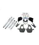 BELLTECH LOWERING KITS  2005-2006 Chevrolet Silverado/Sierra (Ext Cab, w/ Factory Front Torsion Bar) 2" F/3" R drop W/ Street Performance Shocks