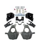 BELLTECH LOWERING KITS  2005-2006 Chevrolet Silverado/Sierra (Ext Cab, w/ Factory Front Torsion Bar) 2" F/3" R drop W/O Shocks