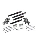 BELLTECH LOWERING KITS  1998-2000 Nissan Frontier (all except: crew cab) 2" F/3" R drop W/ Nitro Drop II Shocks