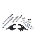 BELLTECH LOWERING KITS  1982-2004 Chevrolet S10/S15 Pickup 4&6 cyl. (Std Cab) 83-97 Chevrolet Blazer/Jimmy 4&6 cyl. 2" F/2" R drop W/ Street Performance Shocks
