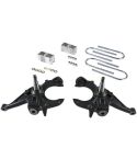 BELLTECH LOWERING KITS  1982-2004 Chevrolet S10/S15 Pickup 4&6 cyl. (Ext Cab) 2" F/2" R drop W/O Shocks