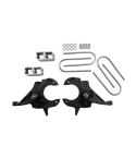 BELLTECH LOWERING KITS  1982-2004 Chevrolet S10/S15 Pickup 4&6 cyl. (Ext Cab) 2" F/3" R drop W/O Shocks