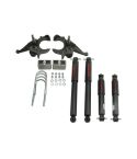 BELLTECH LOWERING KITS  1982-2004 Chevrolet S10/S15 Pickup 4&6 cyl. (Ext Cab) 2" F/3" R drop W/ Nitro Drop II Shocks