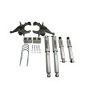 BELLTECH LOWERING KITS  1982-2004 Chevrolet S10/S15 Pickup 4&6 cyl. (Ext Cab) 2" F/3" R drop W/ Street Performance Shocks