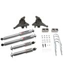 BELLTECH LOWERING KITS  1998-2003 Chevrolet Blazer/Jimmy 6 cyl. (incl Extreme) 2" F/2" R drop W/ Street Performance Shocks