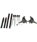 BELLTECH LOWERING KITS  1998-2003 Chevrolet Blazer/Jimmy 6 cyl. (incl Extreme) 2" F/3" R drop W/ Nitro Drop II Shocks