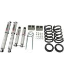 BELLTECH LOWERING KITS  1998-2003 Chevrolet Blazer/Jimmy 6 cyl. (except Extreme) 2" or 3" F/3" R drop W/ Street Performance Shocks