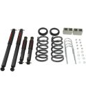 BELLTECH LOWERING KITS  1982-2004 Chevrolet S10/S15 Pickup 4&6 cyl. (Std Cab) 83-97 Chevrolet Blazer/Jimmy 4&6 cyl. 2" or 3" F/3" R drop W/ Nitro Drop II Shocks