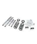 BELLTECH LOWERING KITS  1982-2004 Chevrolet S10/S15 Pickup 4&6 cyl. (Std Cab) 83-97 Chevrolet Blazer/Jimmy 4&6 cyl. 2" or 3" F/3" R drop W/ Street Performance Shocks