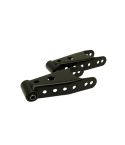 BELLTECH SHACKLE KIT 2004-2013 Ford F-150 (All) 1' Rear Drop, 87-98 Ford F250/350 (All) 2" Rear Drop