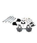 BELLTECH LOWERING KITS  1999-2000 Chevrolet Silverado/Sierra (Ext Cab) 2" F/4" R drop W/ Street Performance Shocks