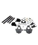 BELLTECH LOWERING KITS  2005-2006 Chevrolet Silverado/Sierra (Ext Cab, w/ Factory Front Torsion bar) 3" or 4" F/4" R drop W/ Nitro Drop II Shocks