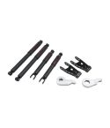 BELLTECH LOWERING KITS  2003-2007 Chevrolet Silverado SS (2WD/4WD) 01-04 GMC Sierra Denali 2" F/2" R drop W/ Nitro Drop II Shocks