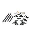 BELLTECH LOWERING KITS  1988-1998 Chevrolet Silverado/Sierra C1500 (Ext Cab) 2" F/4" R drop W/ Nitro Drop II Shocks