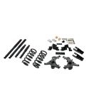 BELLTECH LOWERING KITS  1988-1998 Chevrolet Silverado/Sierra C1500 (Ext Cab) 3" F/4" R drop W/ Nitro Drop II Shocks