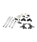 BELLTECH LOWERING KITS  1990-1994 Chevrolet Silverado/Sierra C1500 (454 SS Only) 88-98 Chevrolet Silverado/Sierra C2500 (All ext 8 Lug) 2" F/4" R drop W/ Street Performance Shocks