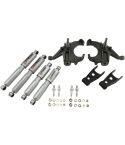 BELLTECH LOWERING KITS  1973-1987 Chevrolet C10 (1 1/4" Rotor) 3" F/4" R drop W/ Street Performance Shocks