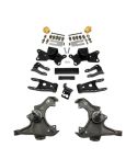 BELLTECH LOWERING KITS  1997-2000 Chevrolet Silverado/Sierra 3/4 Ton & 1 Ton ((All Cabs)/Dually) 3" F/4" R drop W/O Shocks
