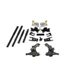 BELLTECH LOWERING KITS  1988- Chevrolet Silverado/Sierra C3500 (Ext Cab, Dually) 3" F/4" R drop W/ Nitro Drop II Shocks