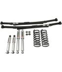 BELLTECH LOWERING KITS  1998-2003 Ford Ranger (Std/Ext Cab) 98-04 Mazda B-2300 (All Cabs) 3" F/3" R drop W/ Street Performance Shocks