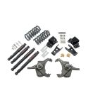 BELLTECH LOWERING KITS  1975-1991 Chevrolet Silverado C30 1 Ton (Crew Cab & Dually Only) 4" F/4" R drop W/ Nitro Drop II Shocks