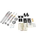 BELLTECH LOWERING KITS  2009-2013 Ford F-150 Ext & Quad Cab Short Bed +1" to -3" F/5.5" R drop W/ Street Performance Shocks