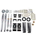 BELLTECH LOWERING KITS  2009-2013 Ford F-150 Ext Cab Short Bed 2" or 3" F/4" R drop W/ Street Performance Shocks