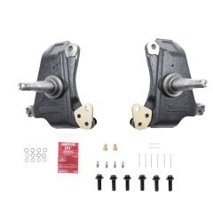 BELLTECH DROP SPINDLE SET 1988-1998 GM C1500 Extended Cab / 1992-1998 GM C1500 Standard Cab 3" Drop Spindle (Four Piston Brake Calipers)