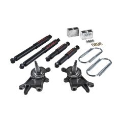 BELLTECH LOWERING KITS  1983-1997 Nissan Pickup & Hardbody 2" F/3" R drop W/ Nitro Drop II Shocks