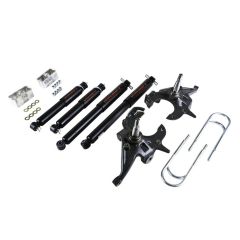 BELLTECH LOWERING KITS  1982-2004 Chevrolet S10/S15 Pickup 4&6 cyl. (Ext Cab) 2" F/2" R drop W/ Nitro Drop II Shocks
