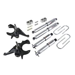 BELLTECH LOWERING KITS  1982-2004 Chevrolet S10/S15 Pickup 4&6 cyl. (Ext Cab) 2" F/2" R drop W/ Street Performance Shocks