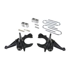BELLTECH LOWERING KITS  1982-2004 Chevrolet S10/S15 Pickup 4&6 cyl. (Ext Cab) 2" F/2" R drop W/O Shocks