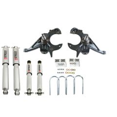 BELLTECH LOWERING KITS  1982-2004 Chevrolet S10/S15 Pickup 4&6 cyl. (Std Cab) 83-97 Chevrolet Blazer/Jimmy 4&6 cyl. 2" F/3" R drop W/ Street Performance Shocks