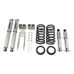 BELLTECH LOWERING KITS  1982-2004 Chevrolet S10/S15 Pickup 4&6 cyl. (Ext Cab) 2" or 3" F/3" R drop W/ Street Performance Shocks