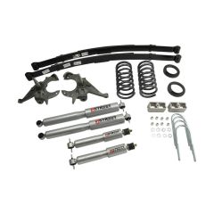 BELLTECH LOWERING KITS  1982-2004 Chevrolet S10/S15 Pickup 4&6 cyl. (Ext Cab) 4" or 5" F/5" R drop W/ Street Performance Shocks