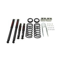 BELLTECH LOWERING KITS  1994-2004 Chevrolet S10/S15 Pickup 6 cyl. (Ext Cab) 2" or 3" F/3" R drop W/ Nitro Drop II Shocks